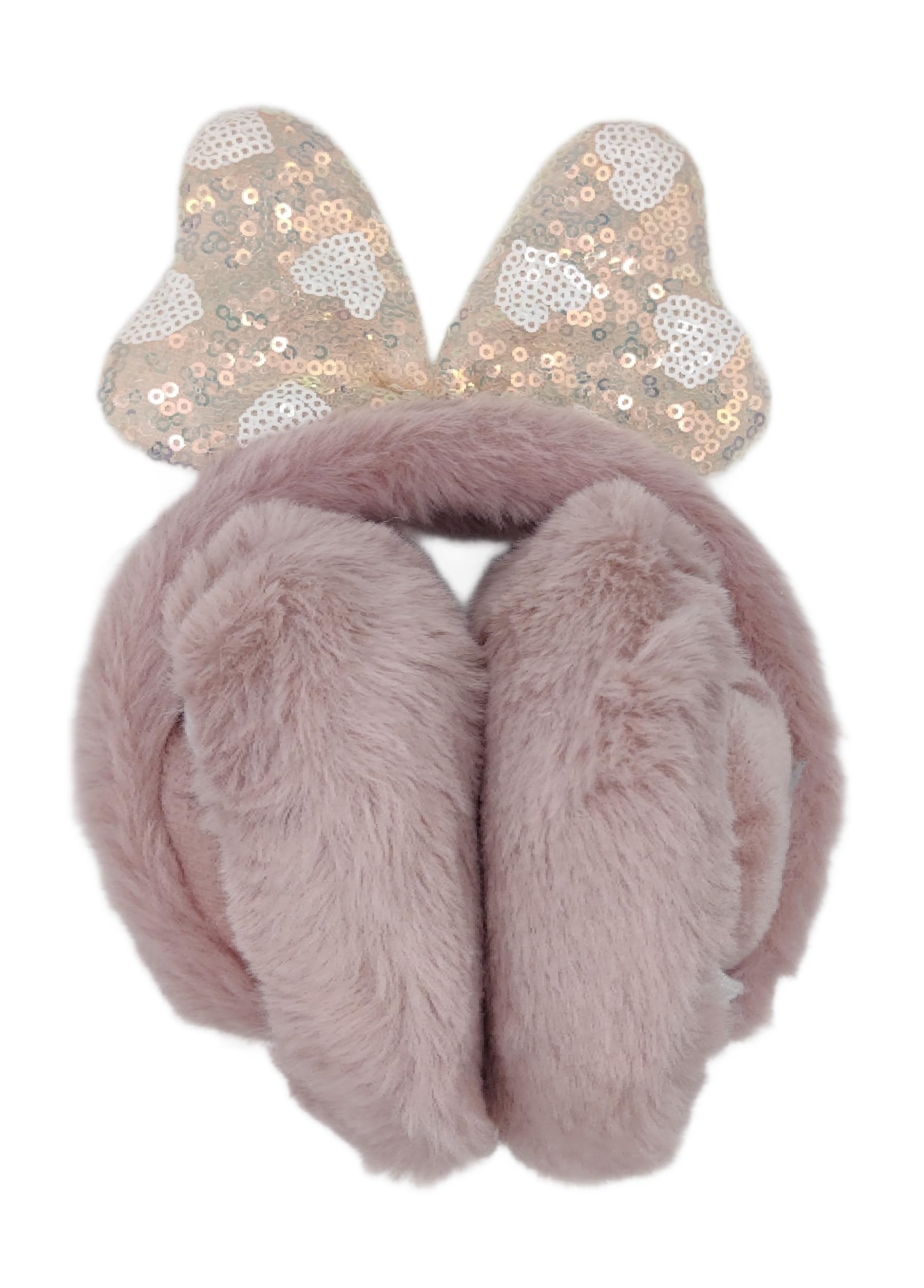 Cute Bow Ear Muffs for Women - Winter Ear Warmers - Soft & Warm Cable Knit Furry Fleece Earmuffs - Ear Covers for Cold Weather-image-10