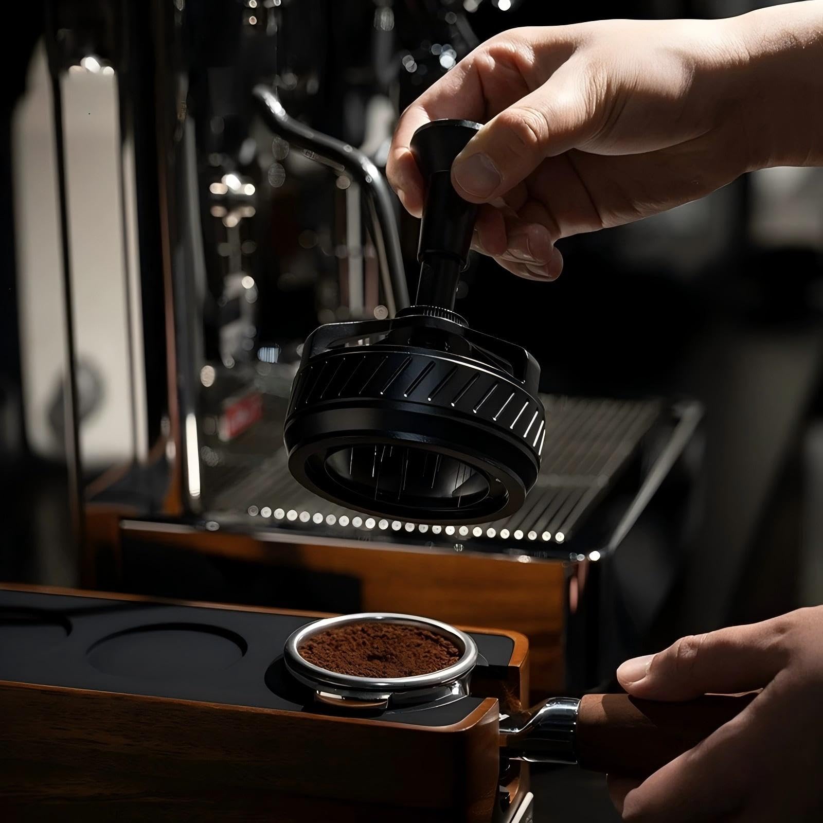 WDT Tool Espresso 58 mm – narzędzie do dystrybucji espresso o regulowanej głębokości, igły ze stali nierdzewnej do portafilterów 58 mm i E61, akcesoria do kawy baristy, idealne do użytku