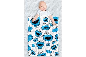 Cookie Monster Baby Stuff: exceptional comfort with LOGOVISION's baby blanket