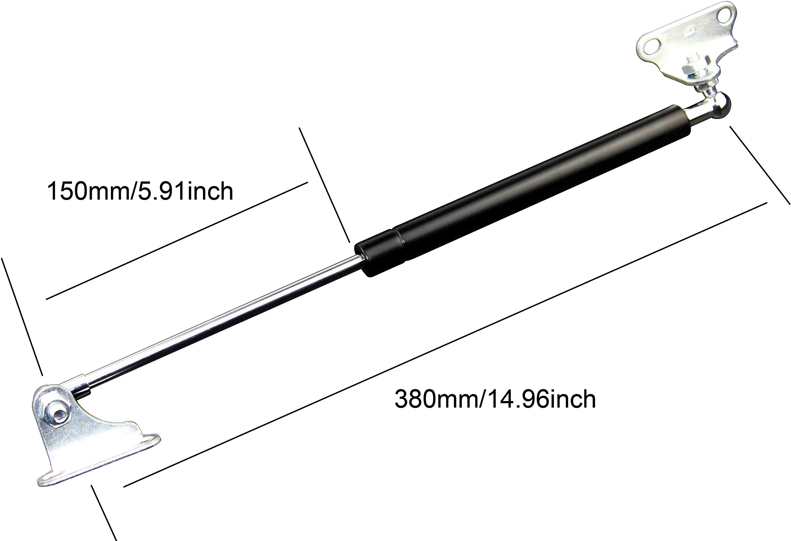 Apexstone 15 Inch 67lb/300N Gas Strut,Lid Supports,Gas Shocks,Lid Stay