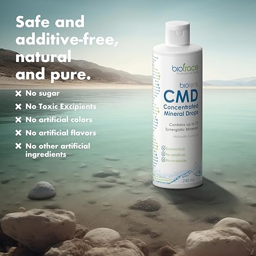 Miniatura 5 de Gotas minerales del Mar Muerto  Más de 72 minerales traza concentrados, magnesio líquido iónico, cloruro, potasio  Bajo en sodio  Energía,
