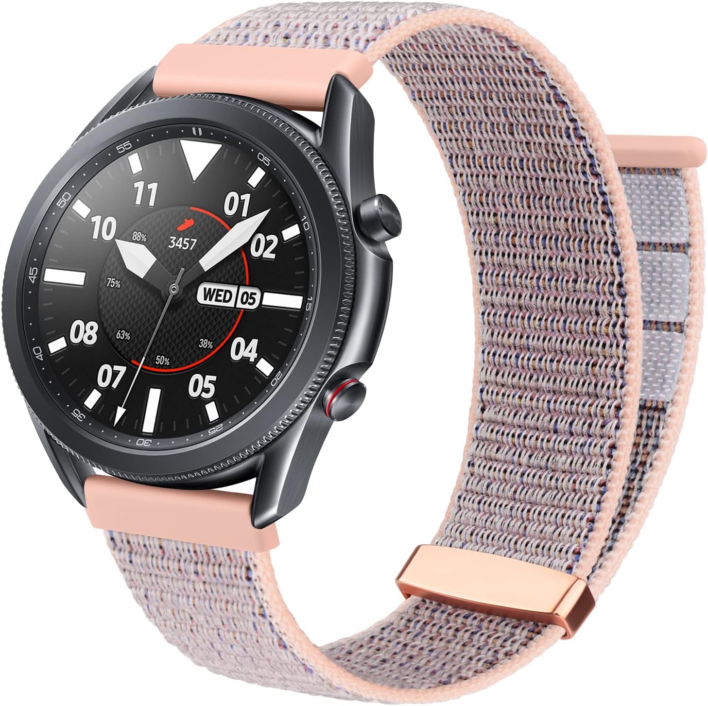Cinturino 22mm In Nylon Per Ticwatch Pro 3, GTX, E2, S2 E Coros Pace 4, Pace 3, Apex, Traspirante E Sportivo