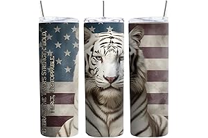Roar with Determination: Handmade tiger tumbler