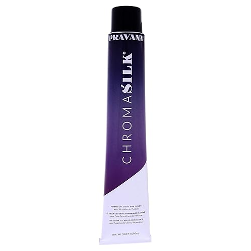 Pravana ChromaSilk - Tinte para el cabello en crema marrón dorado 43 para unisex color de cabello de 3 onzas paquete de 2