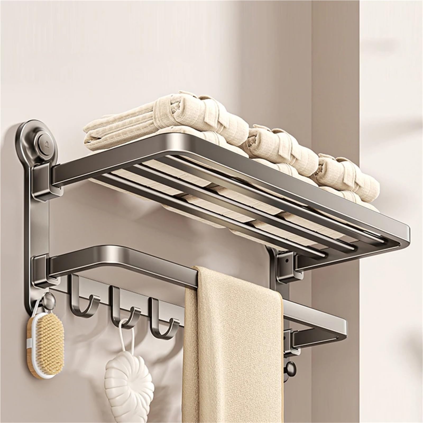 Poręcze do uchwytów Zestaw akcesoriów: wieszak na ręczniki, dozownik papieru toaletowego, wieszak ścienny, wieszak na ręczniki, zestaw wieszaków do łazienki(Towel Bar)