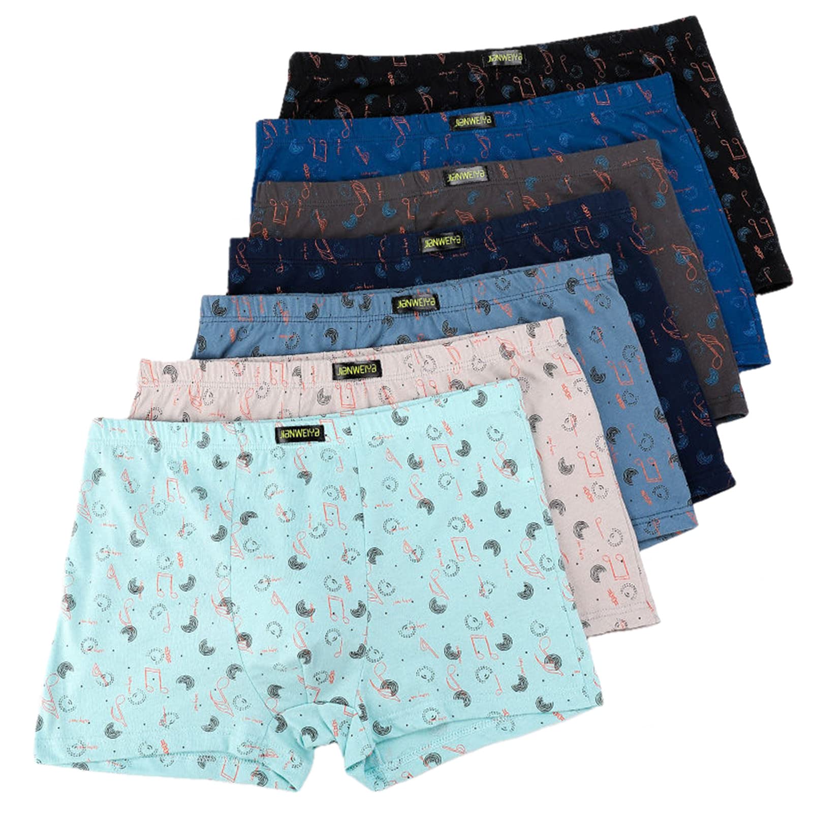 Mutande Uomo 2 PCS / 3 Pz / 4 Pz / 5Pcs Plus Size L-8Xl Boxer Maschili Sciolti