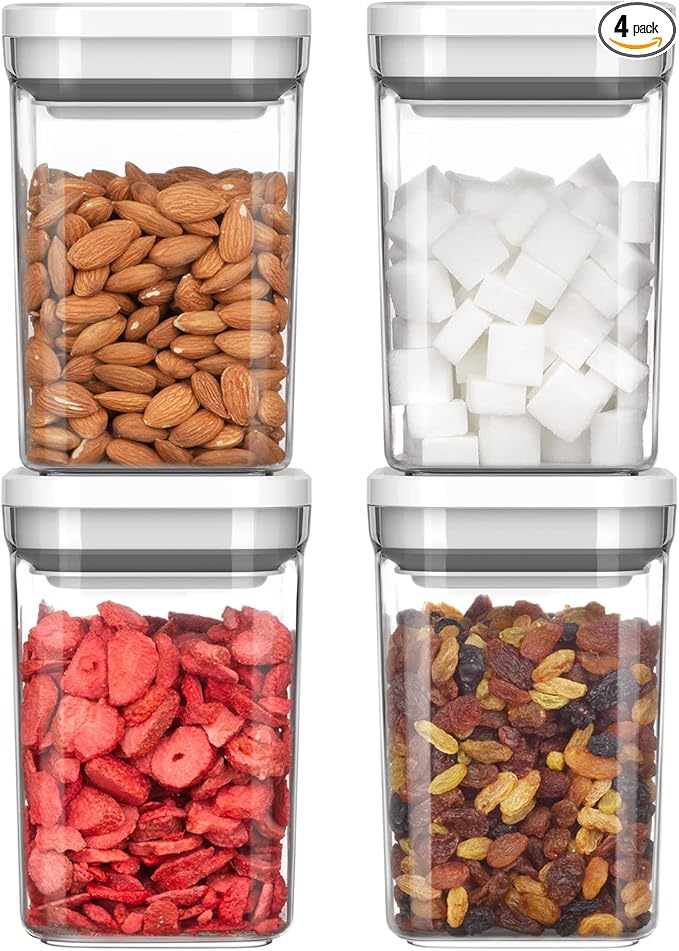 MR.SIGA 4 Pack Airtight Food Storage Container Set