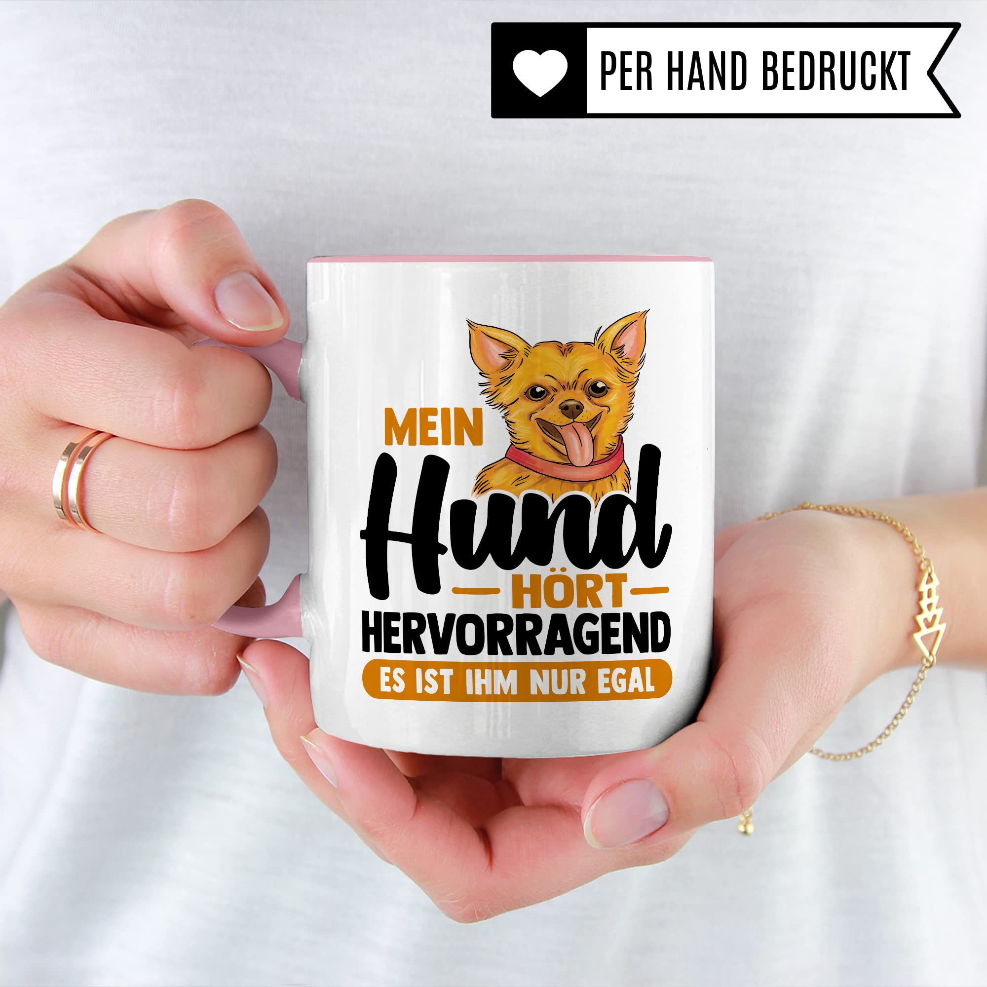 Tazza Divertente Per Proprietari Di Cani – My Dog Hört Hervorragend... – Stampata Su Entrambi I Lati – 330 Ml – Idea Regalo - 3