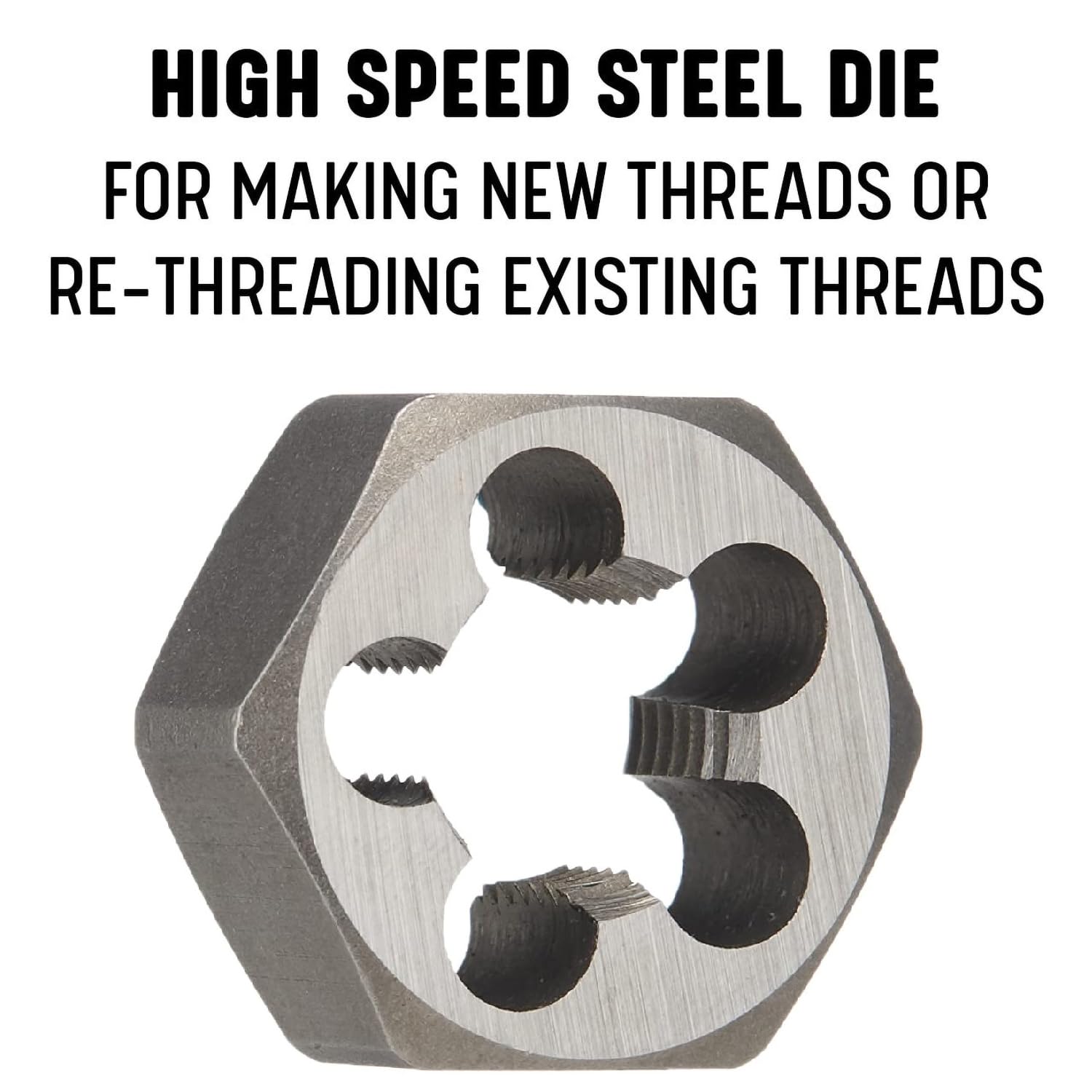 Drill America 3/4"-16 High Speed Steel Hex Die, DWT Series — Amazon image 2