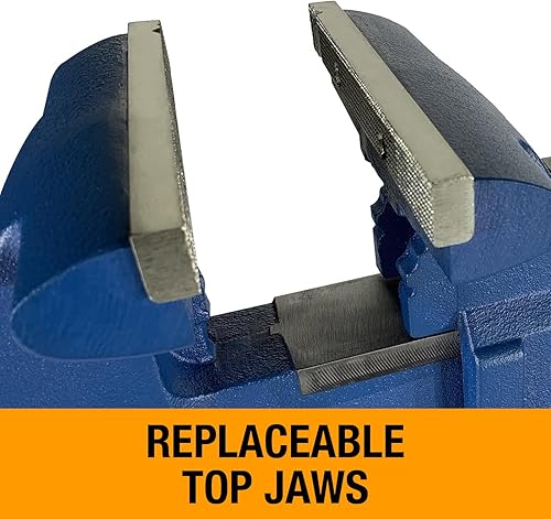 Miniatura 4 de Baileigh Tornillo de banco industrial, 6-1/2" ancho de mandíbula, 7" apertura máxima (BV-6I)