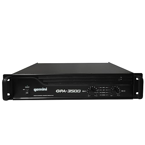 Amplificador de potencia profesional para DJ Gemini GPA-3500 3000W