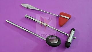 Set of 3 Pcs Reflex Taylor + Babinski + Buck Percussion Hammer Mallets (A2zscilab Brand)