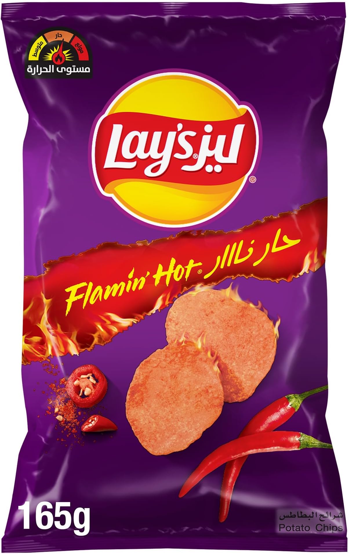 Layโs Flamin' Hot Potato Chips, 155g