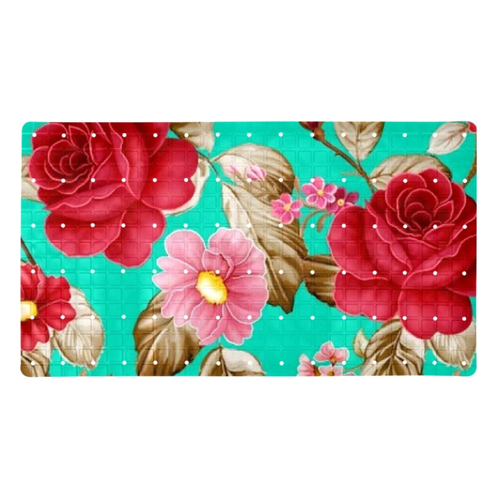 Tapis de bain antidérapant en PVC lavable haute durabilité