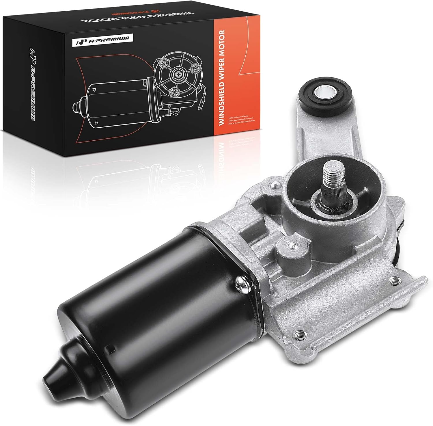 A-Premium Front Windshield Wiper Motor Compatible with Nissan Murano 2003 2004 2005 2006 2007, 3.5L, Sport Utility, 3-Pin, Replace# 28810CA000