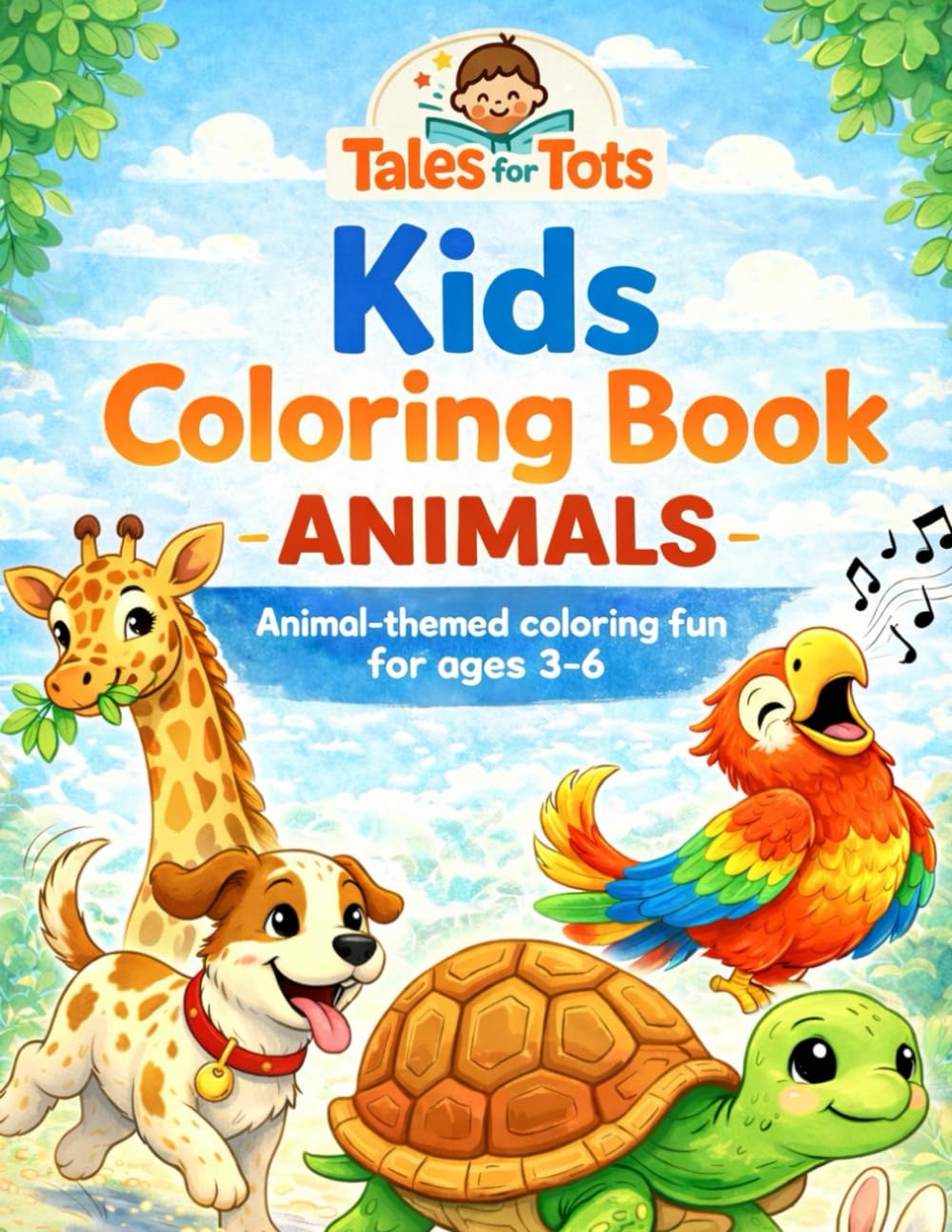 My First Animal Coloring Book. Farm & Zoo Animals for Toddlers Ages 3–6