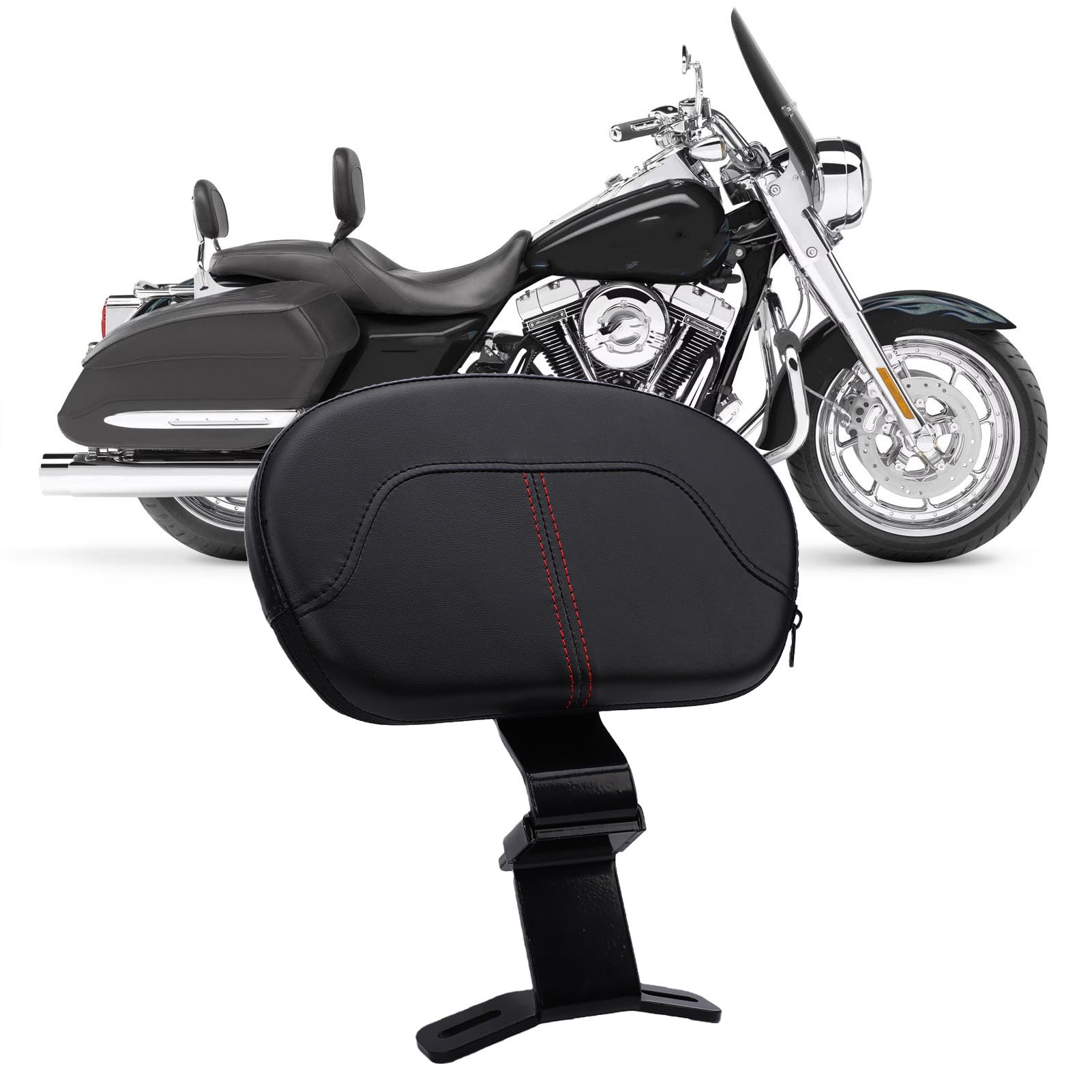 Acouto Regulowane Oparcie dla Kierowcy Motocykla z stalową ą turystyczną