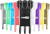 CyeeLife Boîtiers et étuis pour 3 fléchettes,8 Couleurs Disponibles Accessoires Professionnels Noir
