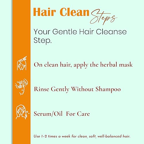 Miniatura 5 de Shikakai (Acacia Concinna) Polvo de mi nature Excelente acondicionador y limpiador para el cabello Cabello encrespado Paquete de cabello