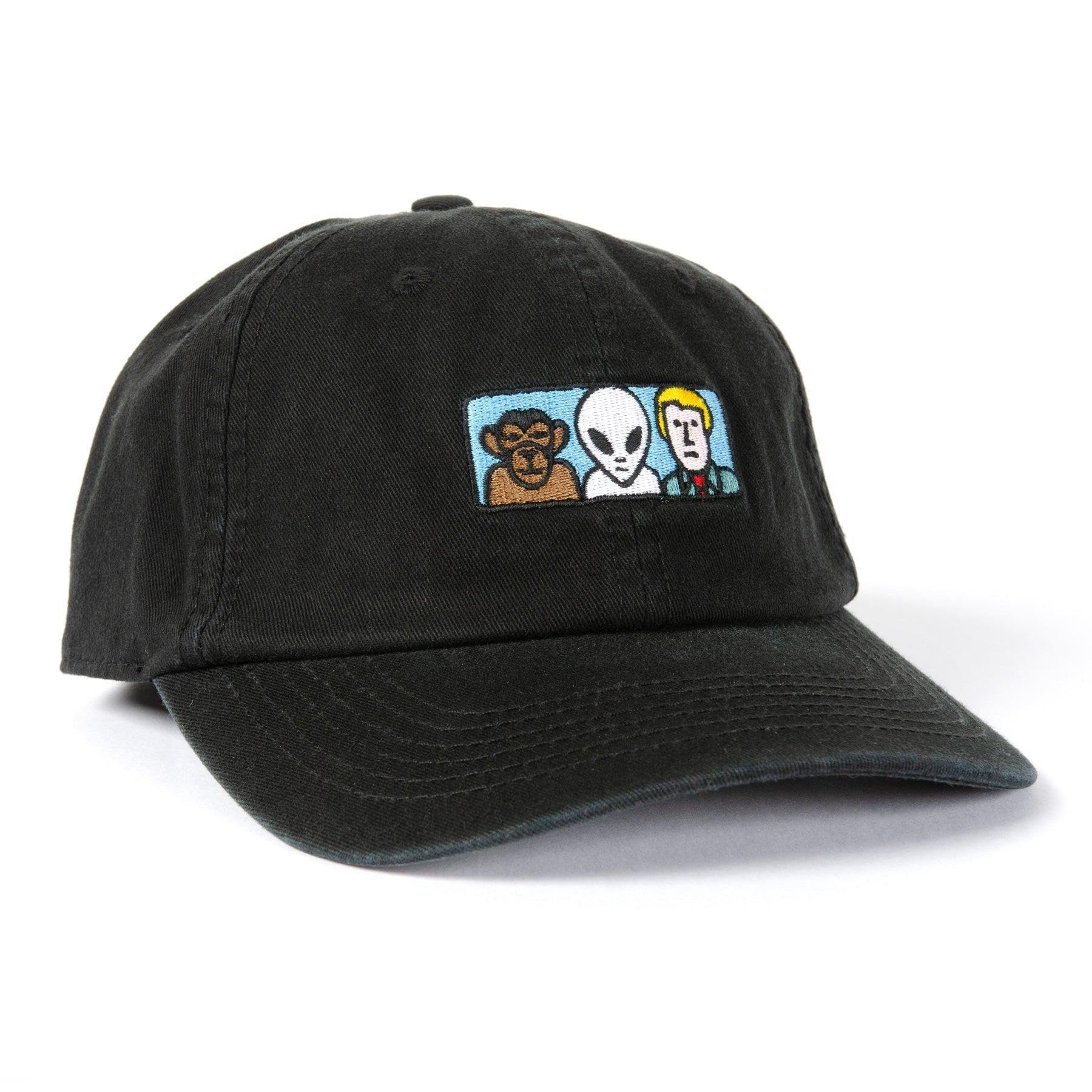 Alien Workshop Skateboard Hat Missing Link Embroidered Twill Black