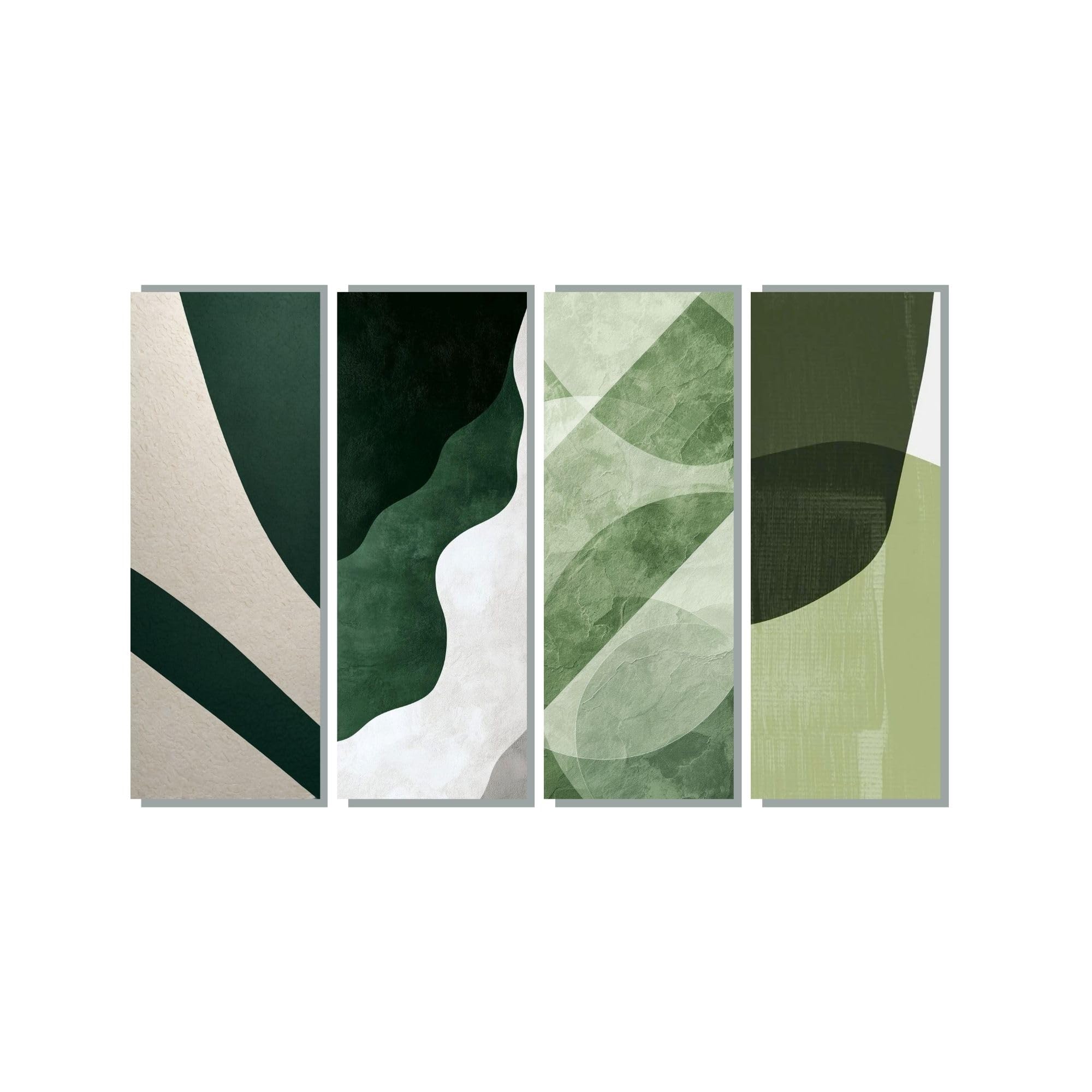 S0UL7 Wall Decor for Living Room- Moss & Mist Wall Hangings for Home Decoration-Double Tape wall decor, Minimalist Organic Shapes theme, Wall Art for Decoration-picture-11
