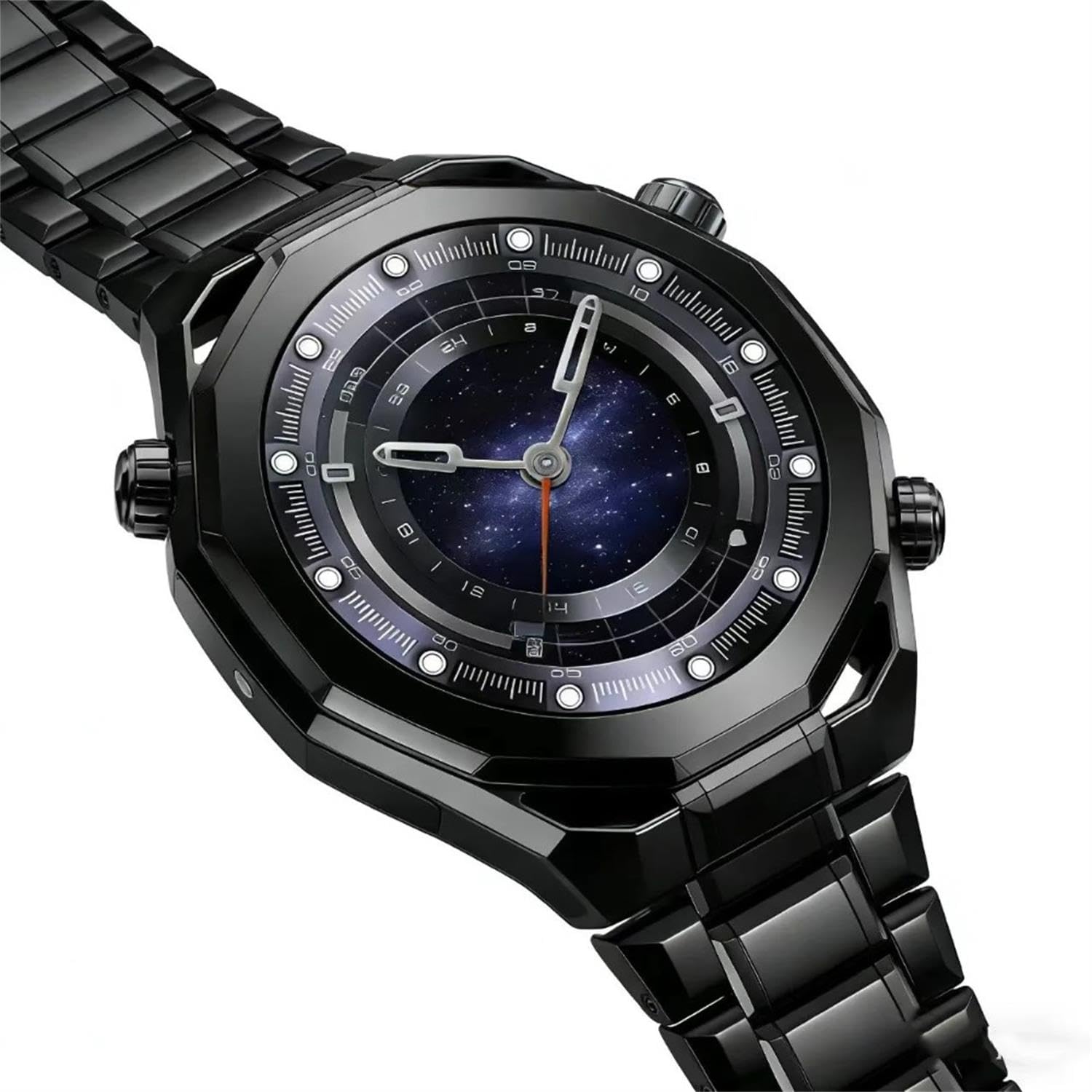 VeveXiao Correa de titanio resistente de un clic de 22 mm compatible con Huawei Watch Ultimate 2 bandas para hombre, correas de repuesto de aleación de titanio de lujo para Huawei Watch Ultimate