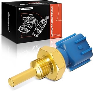 A-Premium Engine Coolant Temperature Sensor [2 Pins] Compatible with Nissan Altima, Rogue, Sentra, Versa Note, Frontier, Murano, Pathfinder, Maxima, TITAN XD, Kicks, NV3500 & Infiniti QX60, QX70, JX35