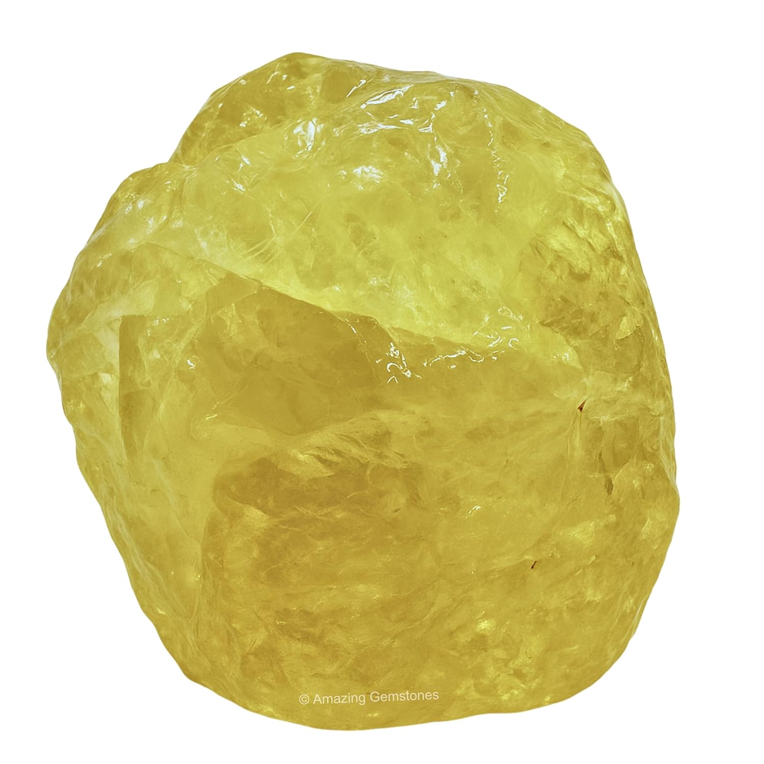Amazing Gemstone 2 Pieces Lemon Quartz Raw Crystals and Healing Stones, Natural Rocks for Tumbling and DIY Raw Stones and Crystals - Image 2