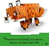 مجموعة صنع ألعاب LEGO Minecraft Fox الإبداعية المزخرفة بأرجل متحركة ورقبة قابلة للتدوير ورأس قابل للتعديل للأطفال الذين تتراوح أعمارهم بين 21588-10 سنوات فما فوق، فكرة هدية (497 قطعة)