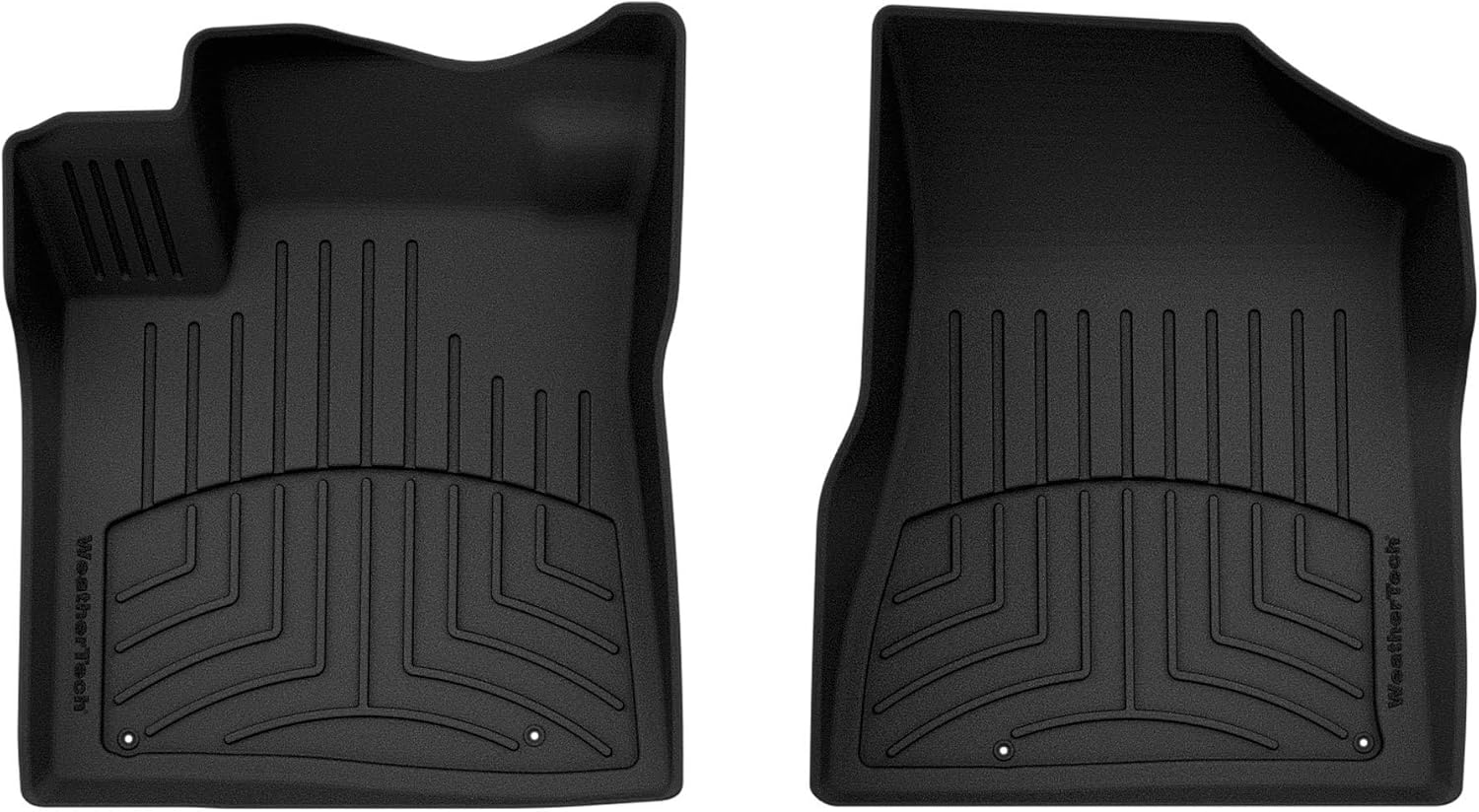 WeatherTech FloorLiner HP Custom Fit Floor Mats for Nissan Murano 1st Row (4413881IM), Black