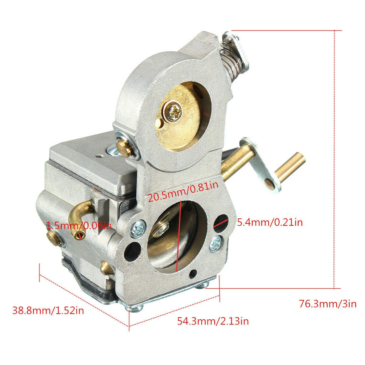 Husqvarna Carburador, 3 piezas de carburador de motosierra de repuesto para Husqvarna K750 K760 sierra de corte Zama C3-EL53 Carb 503283209 UK