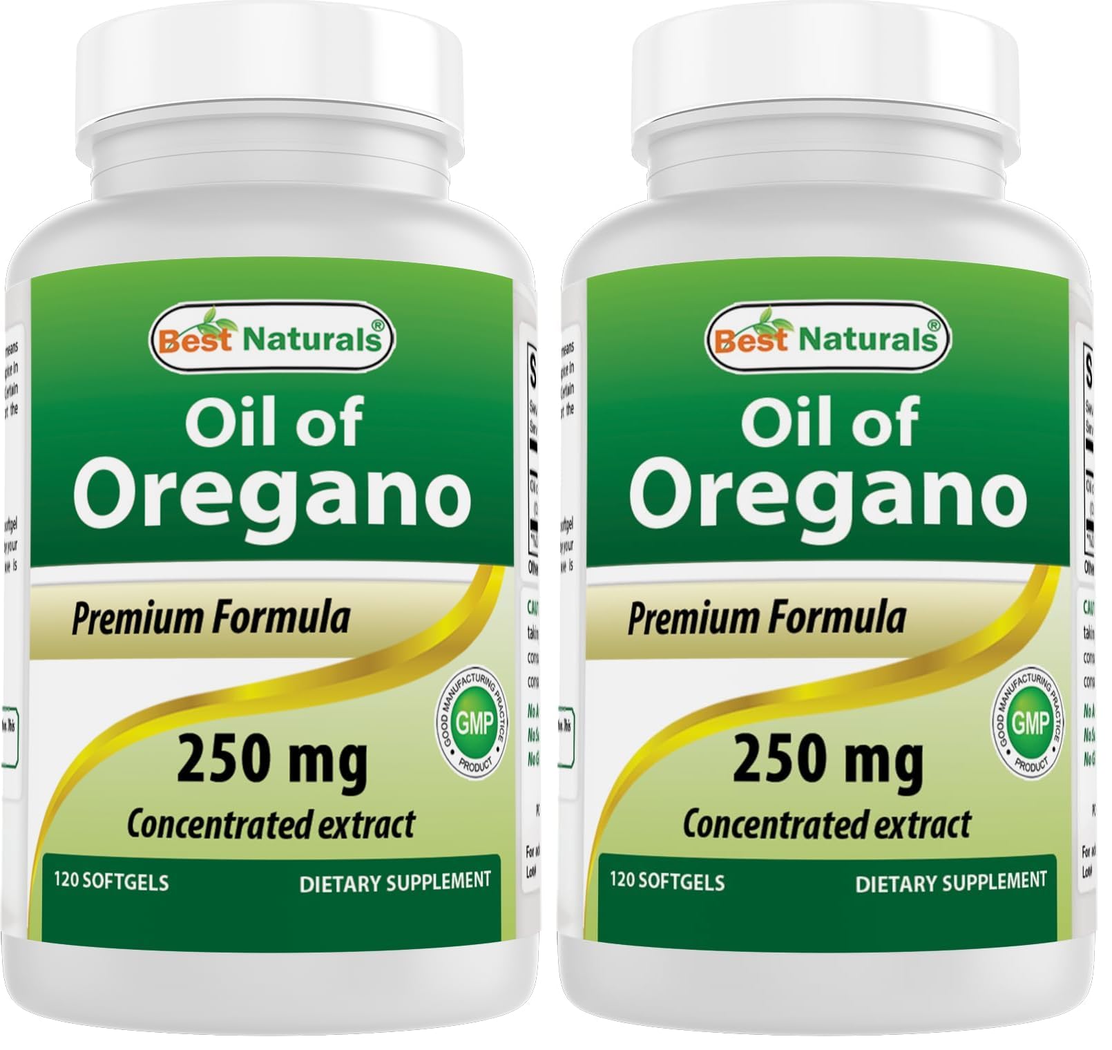 Best Naturals Oregano Oil 250 Mg Softgels, 120Count (Pack of 2) 120 Count (Pack of 2)