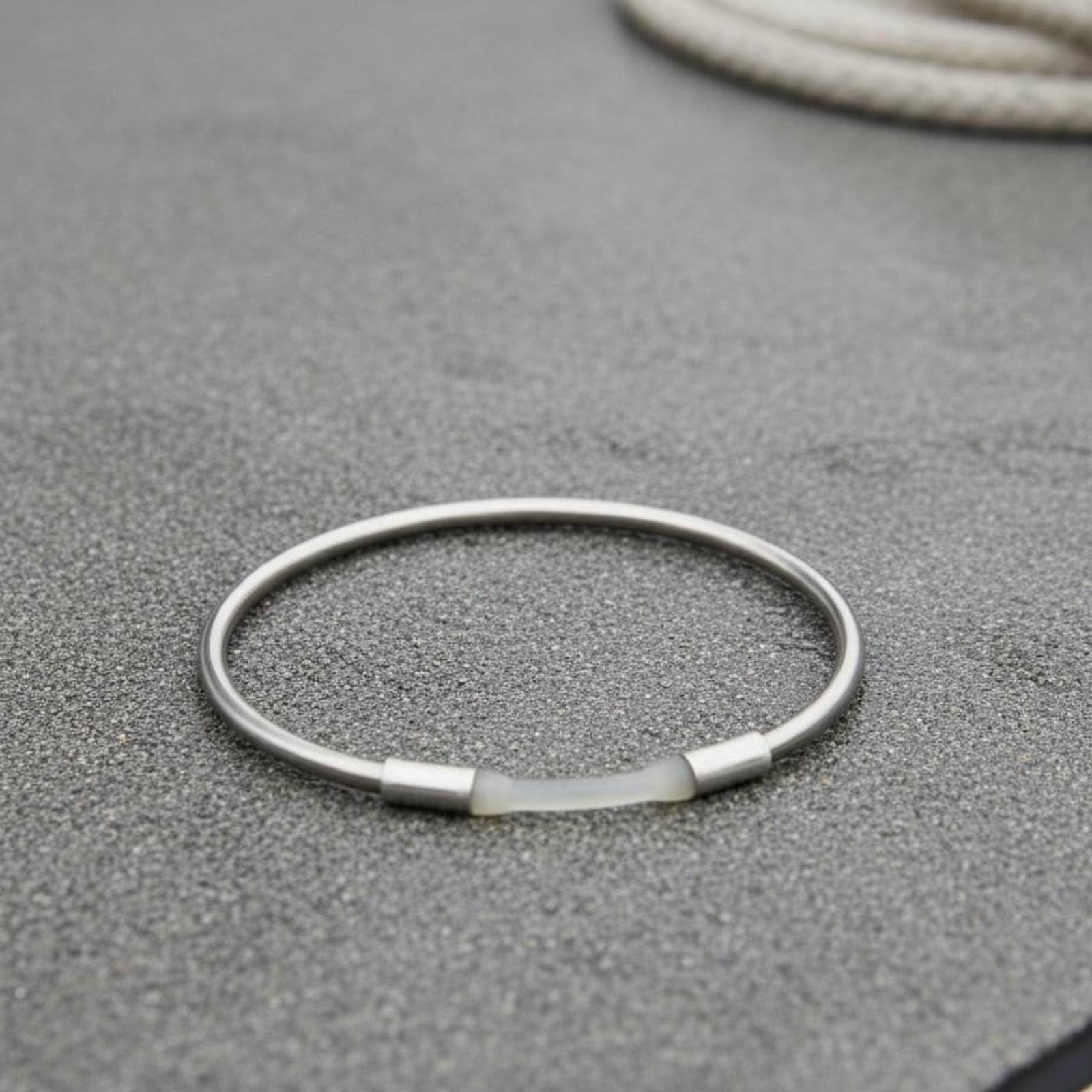 Anneau de Matériel de Pêche Anneau d'Accostage Cerceau de Domptage Cercle de Capture en Acier Inoxydable avec Interface de Verrouillage Caoutchouc, S