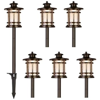 Amazon.com: hykolity Low Voltage ORB LED Landscape Path