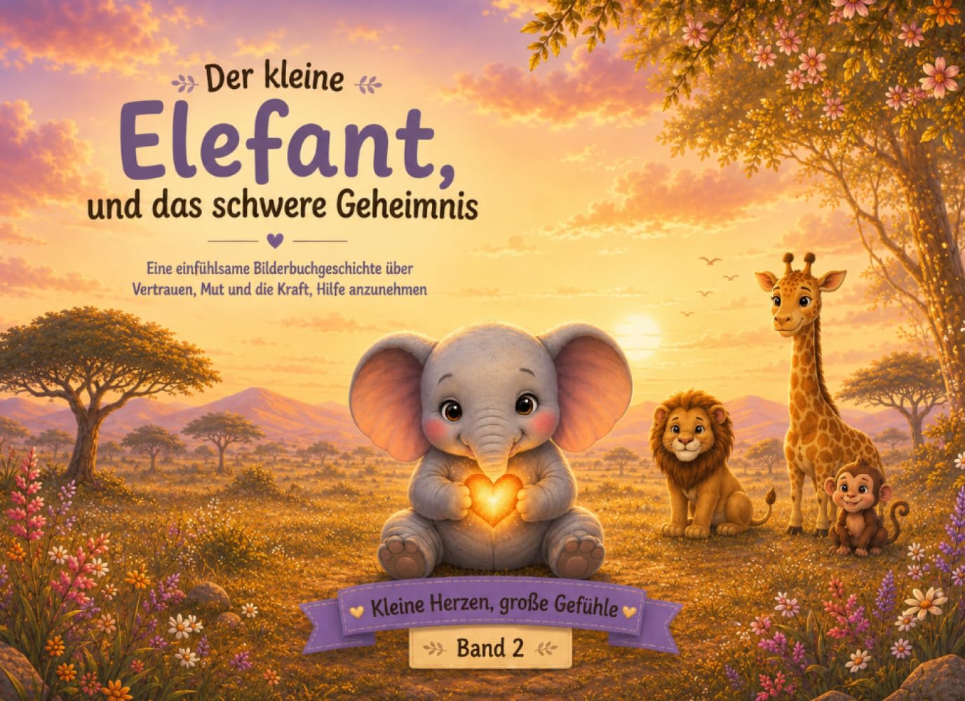 Der kleine Elefant und das schwere Geheimnis: Eine warmherzige Geschichte über Mut, Vertrauen und den Weg aus einem schweren Geheimnis (Kleine Herzen & große Gefühle)