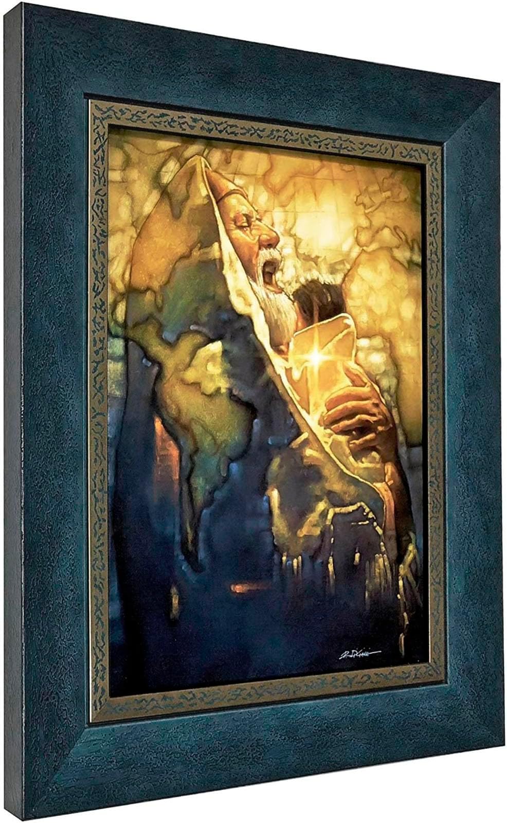 Ron DiCianni Simeon's Moment Framed Canvas Christian art Baby Jesus Simeons