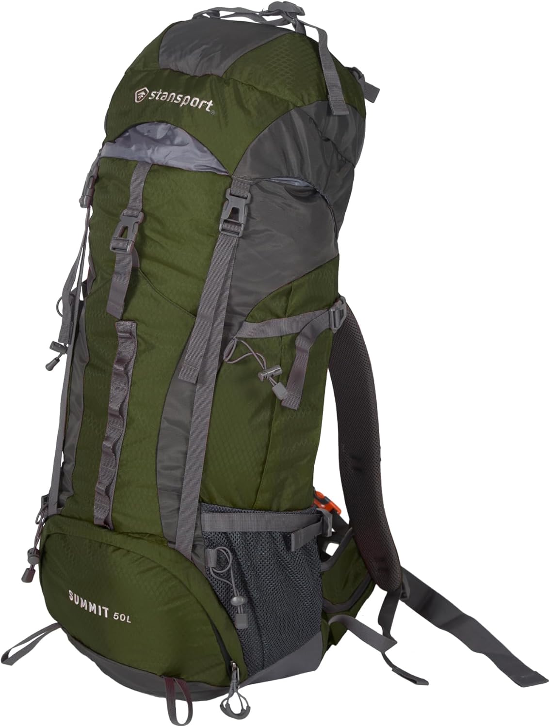 Stansport Internal Frame Pack, 50 Liter - Olive, One Size