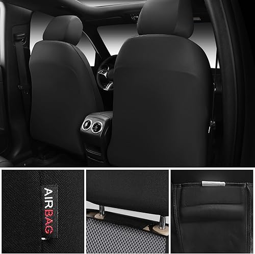 Miniatura 4 de CAR PASS Fundas de Asiento de Automóvil de Malla de Aire Solo para Asientos Delanteros, Fundas de Asiento Universales para Automóvil que se Ajustan