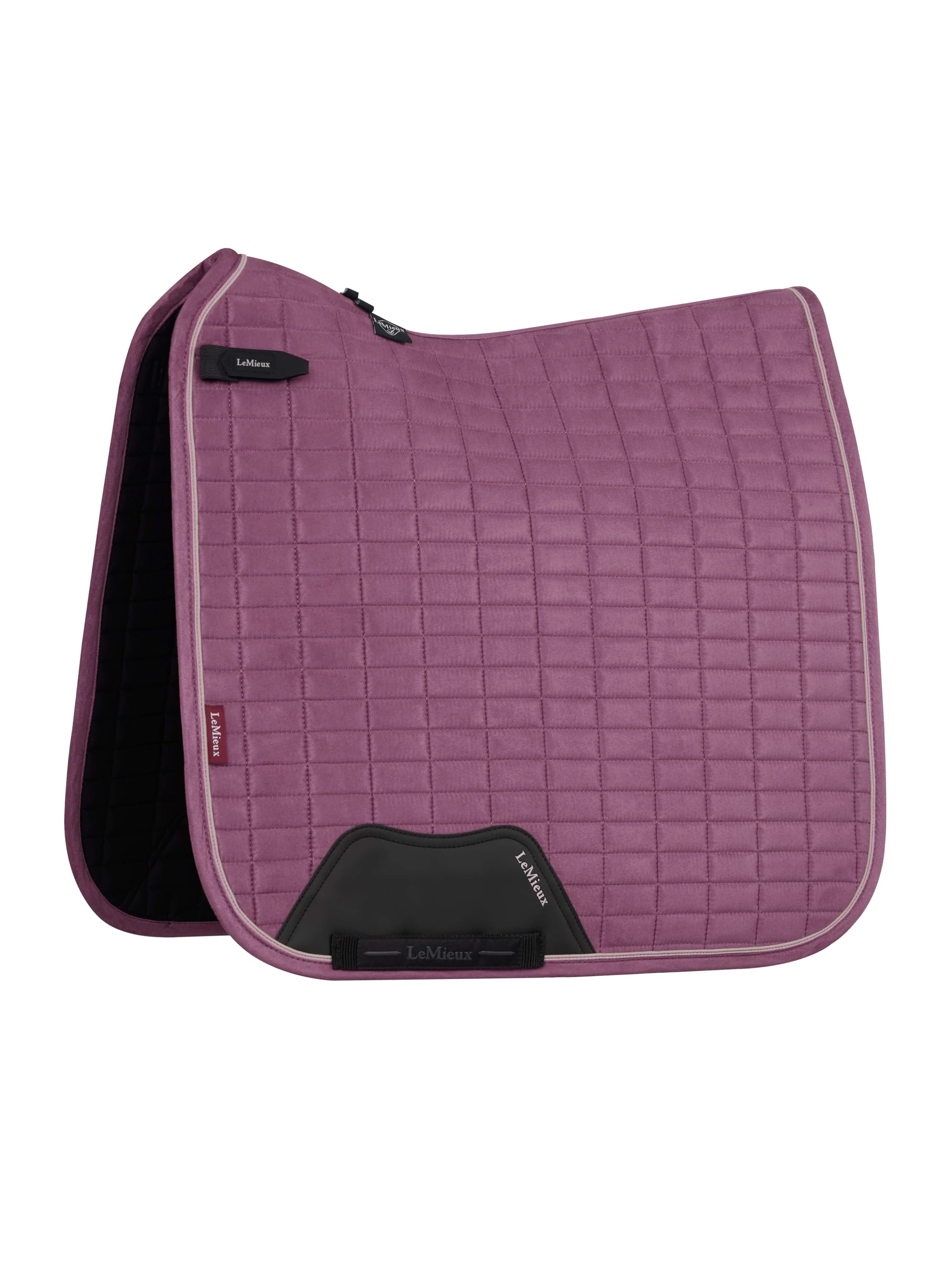 LeMieux Suede Dressage Square - Equestrian Saddle Pad - High Wither - Mallow - Small/Medium