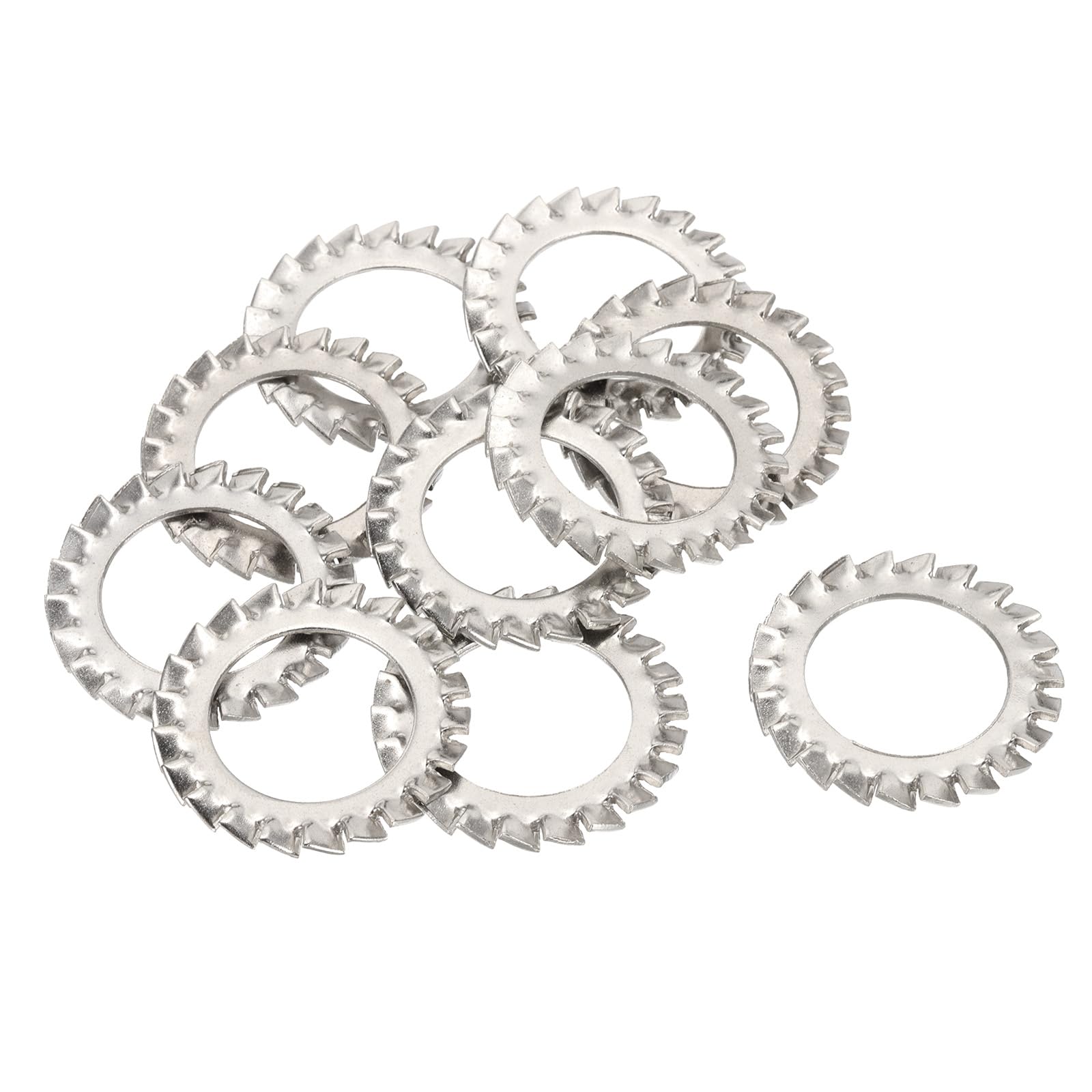 PATIKIL M27 External Tooth Lock Washers