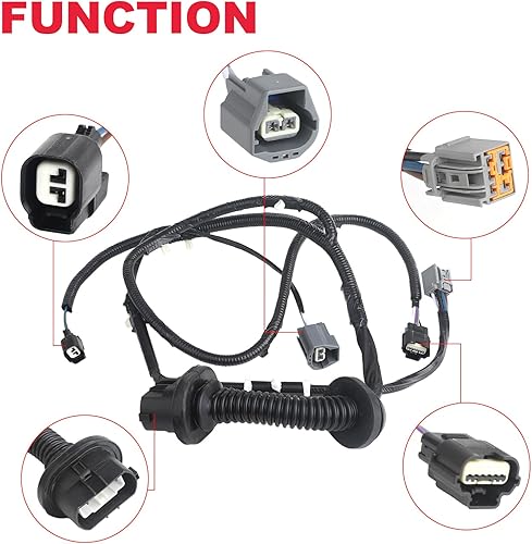 Miniatura 4 de Conjunto de arnés de cables de puente de puerta lateral derecha del pasajero trasero para Ford F150 2009-2014 Crew Cab Reemplaza# AL3T-14632-DD,