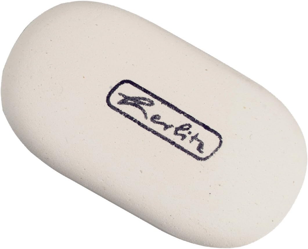 Herlitz Oval Shape Eraser - White