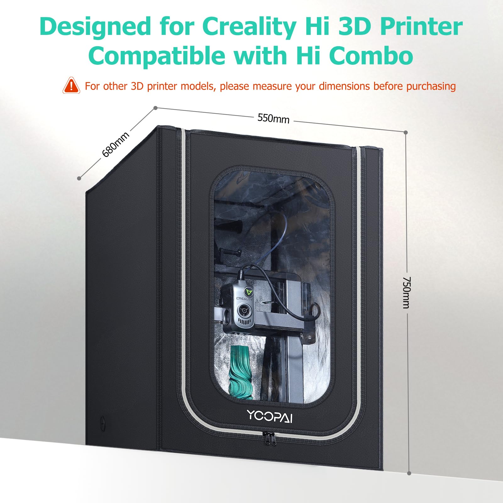 Amazon.co.jp: YOOPAI 3Dプリンターエンクロージャ Creality Hi/Hi