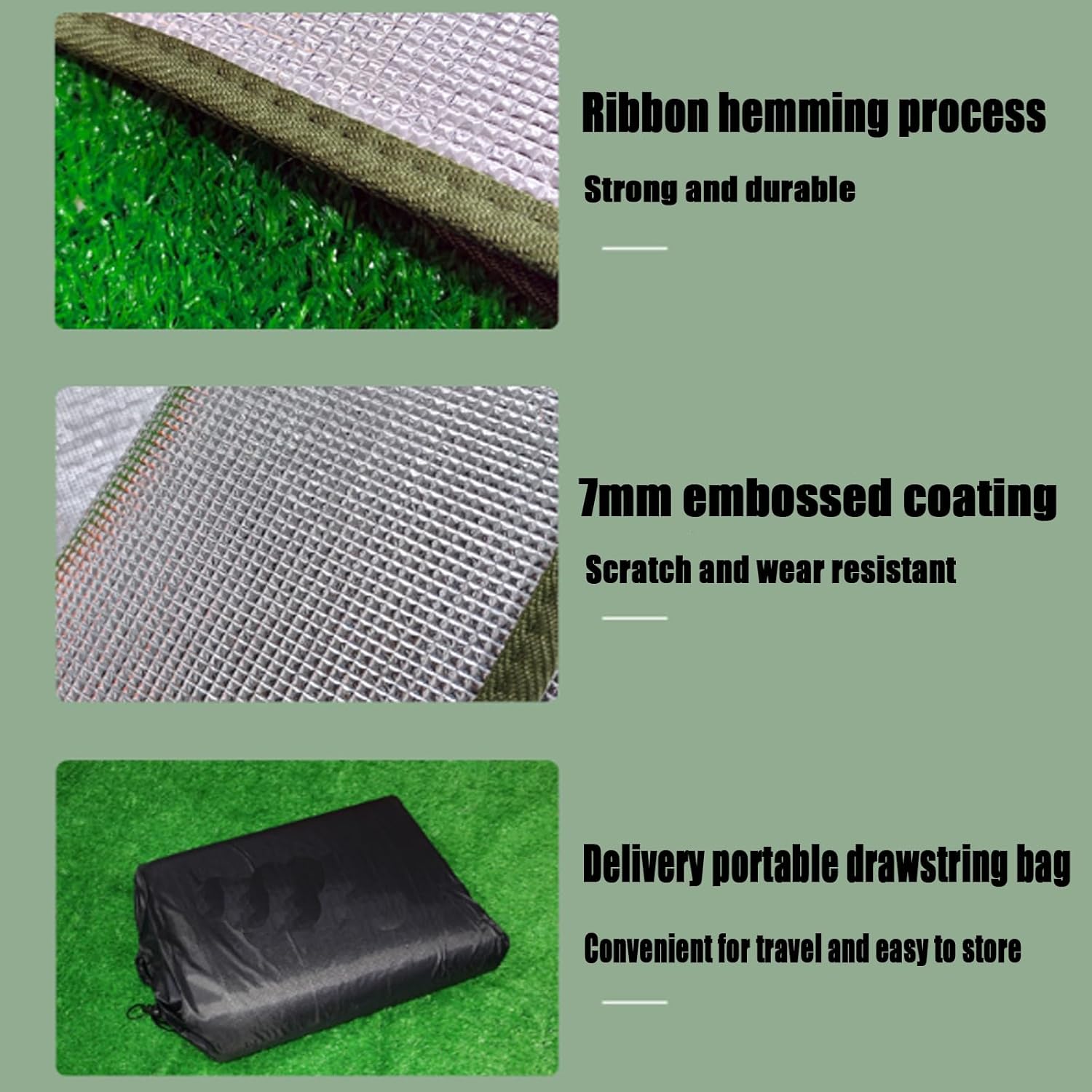 Aluminium Insulating Mat Foil Foam Mat Sleeping Mat Waterproof Double-Sided Moisture-Proof Foldable Tent, 7mm Thick, for Camping Thermal Floor Mat for Tent Aluminium Sleeping Mat,Silver,150