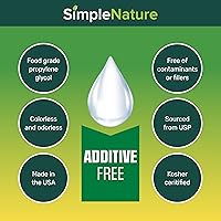 Vista 4 de Propilenglicol de grado alimenticio – 99.9% de pureza – 32 onzas – Ecológico, sin OMG, hidratante, solvente, emulsionante, humectante – jabones