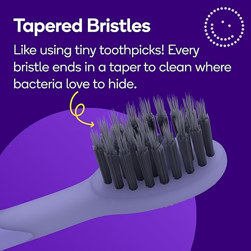 Miniatura 6 de BURST Cabezales de cepillo de dientes  Cabezales de repuesto para cepillo de dientes eléctrico BURST Sonic  Cerdas suaves de carbón para limpieza