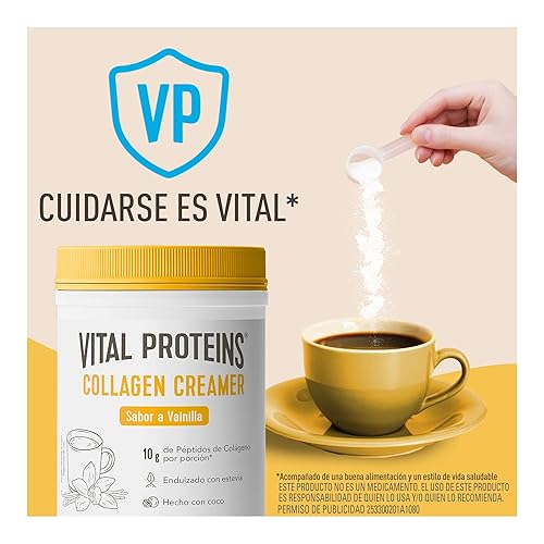 Vista 20 de Vital Proteins Polvo de péptidos de colágeno - Crema de café moca para el cabello, la piel y las uñas, 11.2 onzas