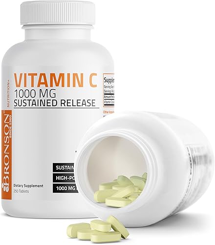 Miniatura 6 de Bronson Vitamina C 1000 mg de liberación sostenida de ácido ascórbico sin OMG, 250 tabletas