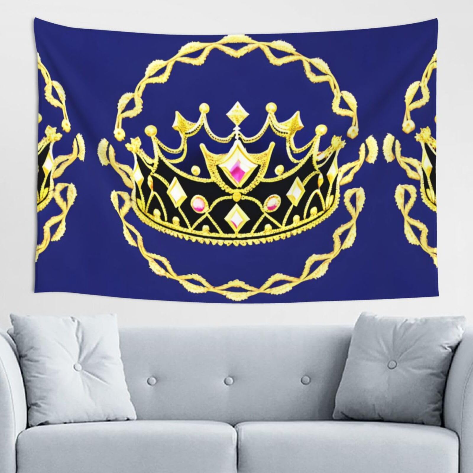 ZZYYDS Fantasy Tiara Wall Decor Tapestry 60x40in, Wall Hanging, Home Decor, Dorm Decor, Porch Tapestry, etc.