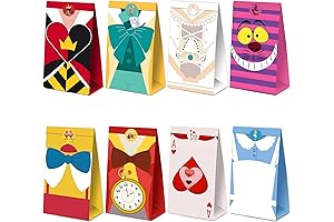YJOO 24Pack Alice in Wonderland Party Gift Bags